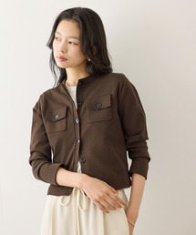 ROPE'（ロペ）の「ポケットディテールコンパクトカーディガン/イージーケア（カーディガン/ボレロ）」