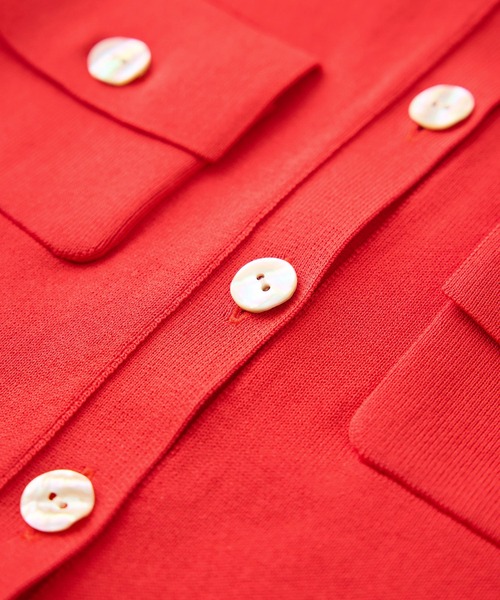 ROPE'（ロペ）の「ポケットディテールニットカーディガン/イージーケア（カーディガン/ボレロ・レディース・ネイビー/ホワイト系その他3/ブラウン/レッド・FREE）」の19枚目の写真