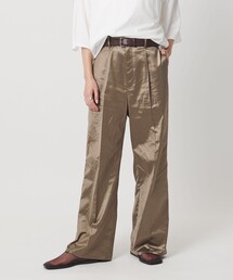 MARW UNITED ARROWS | <MARW UNITED ARROWS>サテン ストレート パンツ(その他パンツ)