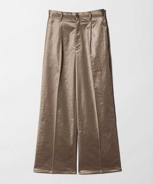 MARW UNITED ARROWS（マルゥ ユナイテッドアローズ）の「＜MARW UNITED ARROWS＞サテン ストレート パンツ（その他パンツ・レディース・モカ/ネイビー・38/36）」の11枚目の写真