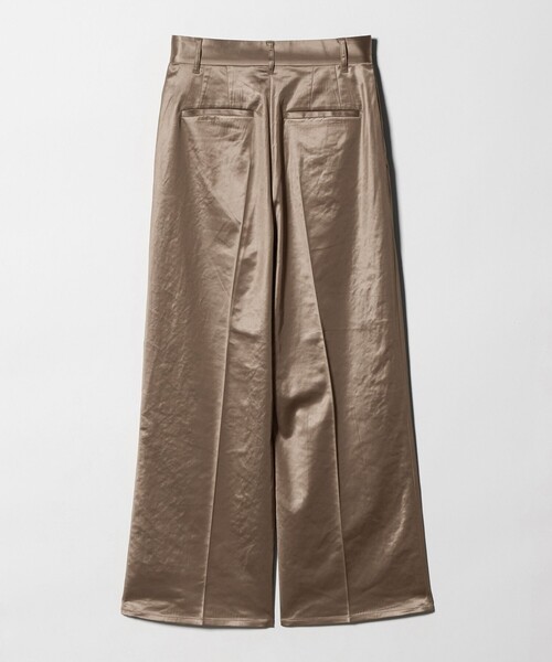 MARW UNITED ARROWS（マルゥ ユナイテッドアローズ）の「＜MARW UNITED ARROWS＞サテン ストレート パンツ（その他パンツ・レディース・モカ/ネイビー・38/36）」の12枚目の写真