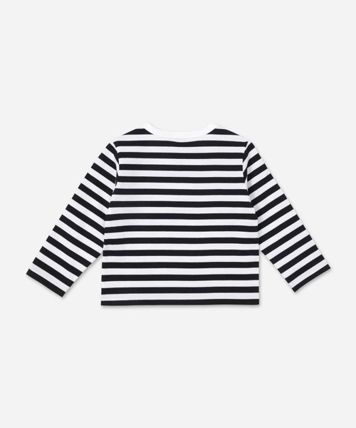 marimekko(マリメッコ)の「【Kids】Paja Tasaraita Unikko / shirt(Tシャツ/カットソー・キッズ・ブラック・80)」の2枚目の写真