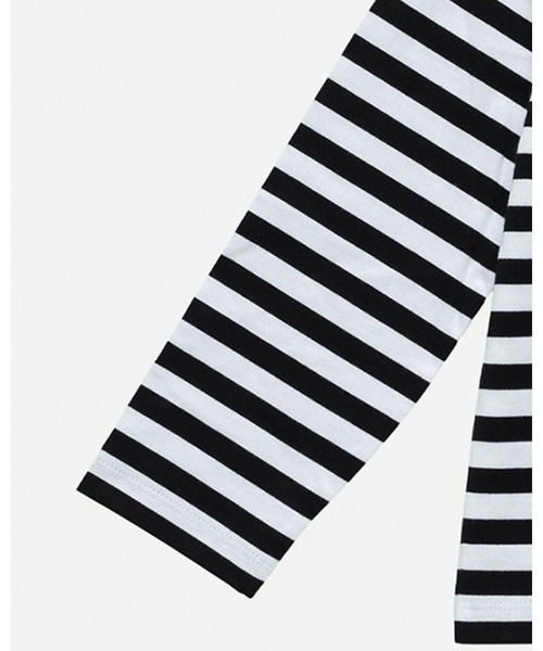 marimekko(マリメッコ)の「【Kids】Paja Tasaraita Unikko / shirt(Tシャツ/カットソー・キッズ・ブラック・80)」の4枚目の写真