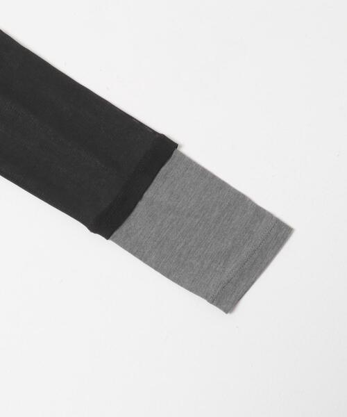 SENSE OF PLACE by URBAN RESEARCH（センスオブプレイスバイアーバンリサーチ）の「シアーレイヤードカットポロシャツ（その他トップス・レディース・ベージュ/ネイビー/ブラック・ONE）」の10枚目の写真