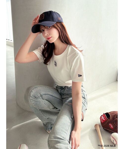 RESEXXY(リゼクシー)の「【MLB × New Era × RESEXXY】(Tシャツ/カットソー・レディース・ホワイト・FREE)」の2枚目の写真