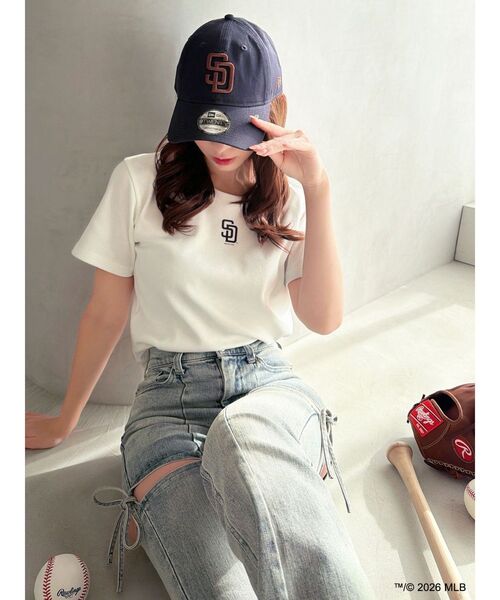 RESEXXY(リゼクシー)の「【MLB × New Era × RESEXXY】(Tシャツ/カットソー・レディース・ホワイト・FREE)」の3枚目の写真