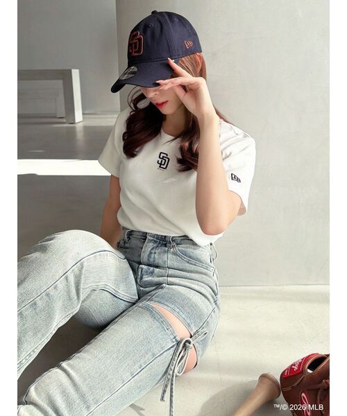 RESEXXY(リゼクシー)の「【MLB × New Era × RESEXXY】(Tシャツ/カットソー・レディース・ホワイト・FREE)」の4枚目の写真