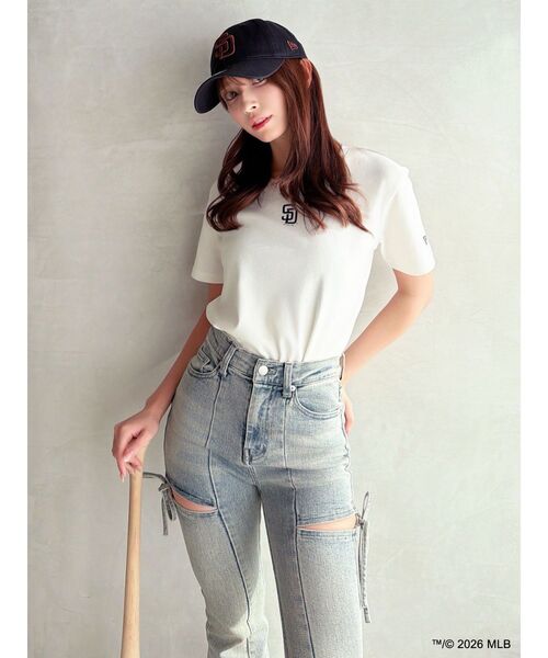 RESEXXY(リゼクシー)の「【MLB × New Era × RESEXXY】(Tシャツ/カットソー・レディース・ホワイト・FREE)」の6枚目の写真