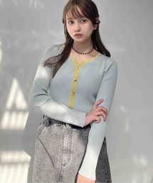 AS KNOW AS PLUS｜アズノゥアズプラスのニット/セーター（グリーン