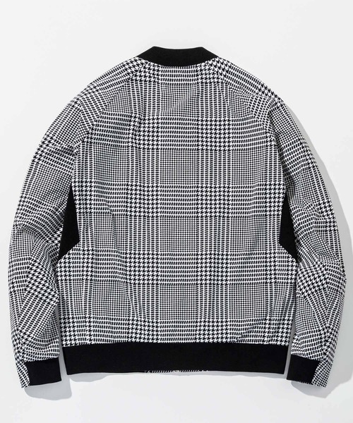 1PIU1UGUALE3  RELAX （ウノピゥウノウグァーレトレ リラックス）の「1PIU1UGUALE3 RELAX(ウノピゥウノウグァーレトレ リラックス)接触冷感 グレンチェック ナイロンブルゾン（ブルゾン・メンズ・ホワイト×ブラック/ブラック・L/M/S/XXL/XL）」の17枚目の写真