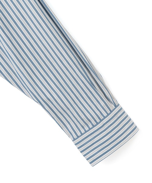 BROOKS BROTHERS（ブルックスブラザーズ）の「【Brooks Brothers（ブルックス ブラザーズ）】別注 STRIPE BD SHIRT（シャツ/ブラウス・レディース・ベージュ/サックスブルー/ブルー・FREE）」の7枚目の写真