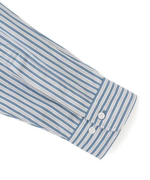 BROOKS BROTHERS（ブルックスブラザーズ）の「【Brooks Brothers（ブルックス ブラザーズ）】別注 STRIPE BD SHIRT（シャツ/ブラウス・レディース・ベージュ/サックスブルー/ブルー・FREE）」の8枚目の写真