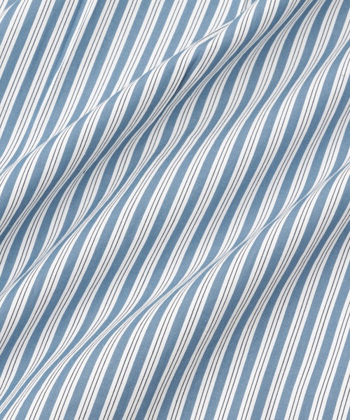 BROOKS BROTHERS（ブルックスブラザーズ）の「【Brooks Brothers（ブルックス ブラザーズ）】別注 STRIPE BD SHIRT（シャツ/ブラウス・レディース・ベージュ/サックスブルー/ブルー・FREE）」の11枚目の写真