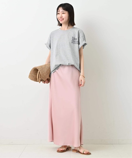 SLOBE IENA（スローブイエナ）の「《追加》1ST ETOILE Tシャツ（Tシャツ/カットソー・レディース・グレー/ブラウン・FREE）」の4枚目の写真