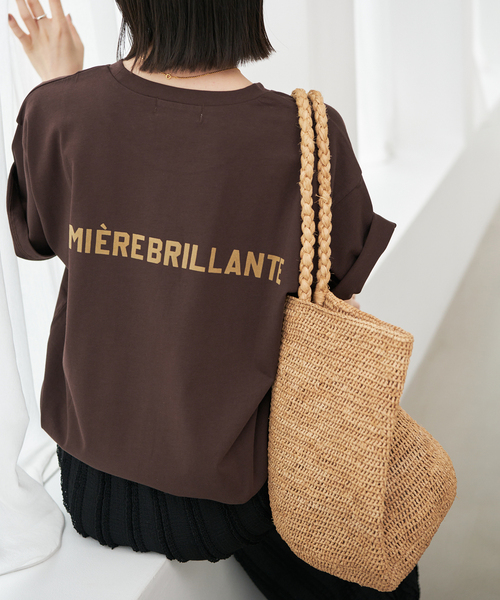 SLOBE IENA（スローブイエナ）の「《追加》1ST ETOILE Tシャツ（Tシャツ/カットソー・レディース・グレー/ブラウン・FREE）」の11枚目の写真