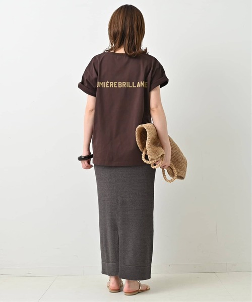 SLOBE IENA（スローブイエナ）の「《追加》1ST ETOILE Tシャツ（Tシャツ/カットソー・レディース・グレー/ブラウン・FREE）」の15枚目の写真