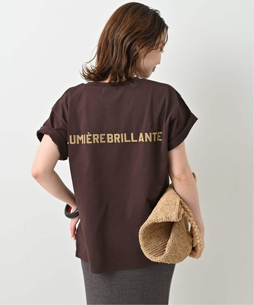 SLOBE IENA(スローブイエナ)の「《追加》1ST ETOILE Tシャツ(Tシャツ/カットソー・レディース・グレー/ブラウン/ホワイト・FREE)」の5枚目の写真