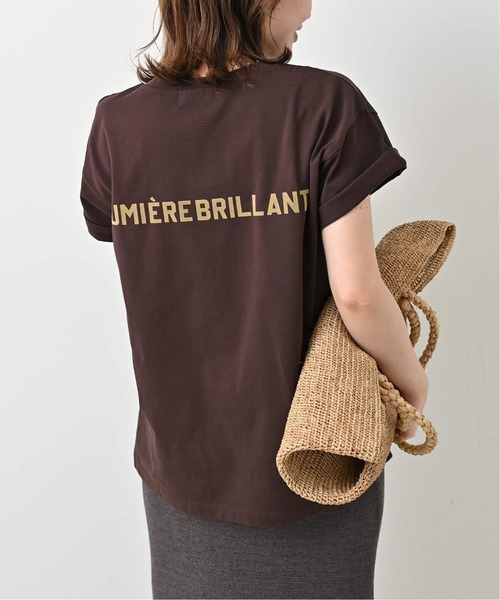 SLOBE IENA(スローブイエナ)の「《追加》1ST ETOILE Tシャツ(Tシャツ/カットソー・レディース・グレー/ブラウン/ホワイト・FREE)」の7枚目の写真