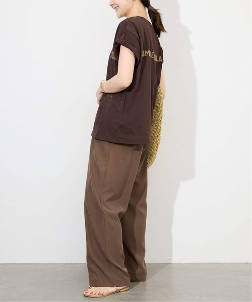 SLOBE IENA(スローブイエナ)の「《追加》1ST ETOILE Tシャツ(Tシャツ/カットソー・レディース・グレー/ブラウン/ホワイト・FREE)」の9枚目の写真