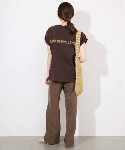 SLOBE IENA(スローブイエナ)の「《追加》1ST ETOILE Tシャツ(Tシャツ/カットソー・レディース・グレー/ブラウン/ホワイト・FREE)」の10枚目の写真