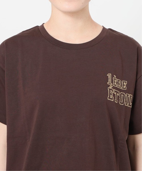 SLOBE IENA(スローブイエナ)の「《追加》1ST ETOILE Tシャツ(Tシャツ/カットソー・レディース・グレー/ブラウン/ホワイト・FREE)」の16枚目の写真