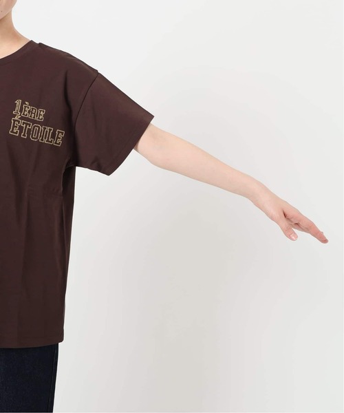 SLOBE IENA(スローブイエナ)の「《追加》1ST ETOILE Tシャツ(Tシャツ/カットソー・レディース・グレー/ブラウン/ホワイト・FREE)」の18枚目の写真
