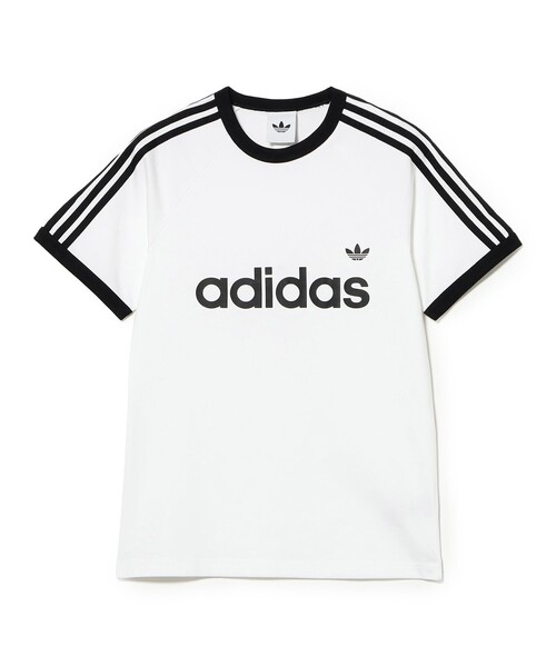adidas(アディダス)の「adidas / Adicolor Three Stripes Slim Ringer T-Shirt(Tシャツ/カットソー・メンズ・ホワイト/ブラック・M/L/XL)」の11枚目の写真
