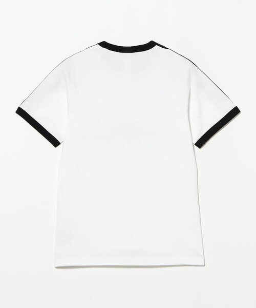 adidas(アディダス)の「adidas / Adicolor Three Stripes Slim Ringer T-Shirt(Tシャツ/カットソー・メンズ・ホワイト/ブラック・M/L/XL)」の8枚目の写真