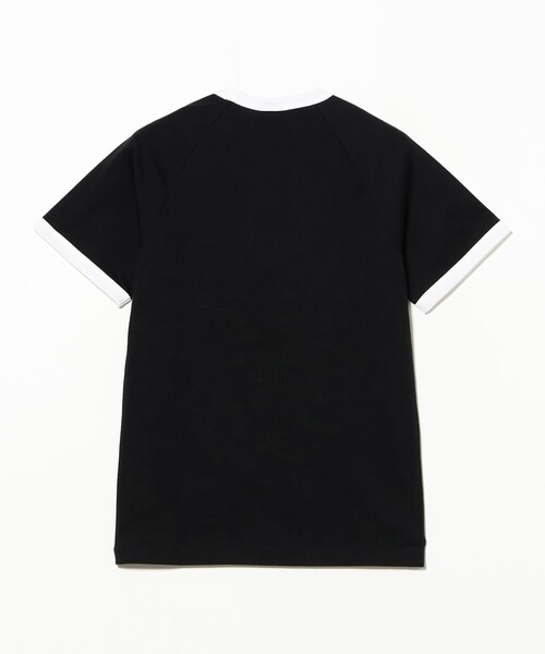 adidas(アディダス)の「adidas / Adicolor Three Stripes Slim Ringer T-Shirt(Tシャツ/カットソー・メンズ・ホワイト/ブラック・M/L/XL)」の5枚目の写真