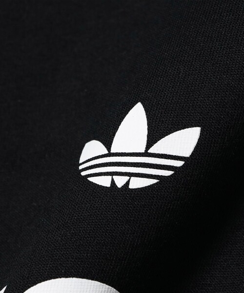 adidas(アディダス)の「adidas / Adicolor Three Stripes Slim Ringer T-Shirt(Tシャツ/カットソー・メンズ・ホワイト/ブラック・M/L/XL)」の4枚目の写真