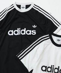 BEAMS T（ビームスティー）の「adidas / Adicolor Three Stripes Slim Ringer T-Shirt（Tシャツ/カットソー）」