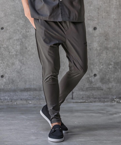 1minute 1second（ワンミニットワンセカンド）の「mp14694-twill stretch line pants スキニーパンツ(1M26N140)（その他パンツ・メンズ・チャコール/ブラック/グレイッシュベージュ・XL/L/M/S）」の3枚目の写真