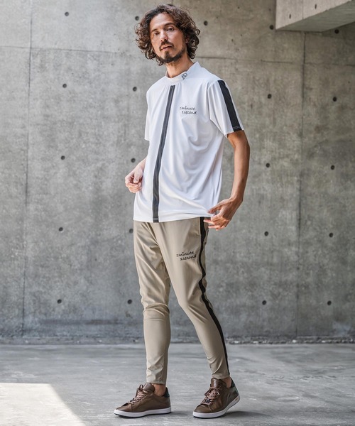 1minute 1second（ワンミニットワンセカンド）の「mp14694-twill stretch line pants スキニーパンツ(1M26N140)（その他パンツ・メンズ・チャコール/ブラック/グレイッシュベージュ・XL/L/M/S）」の6枚目の写真