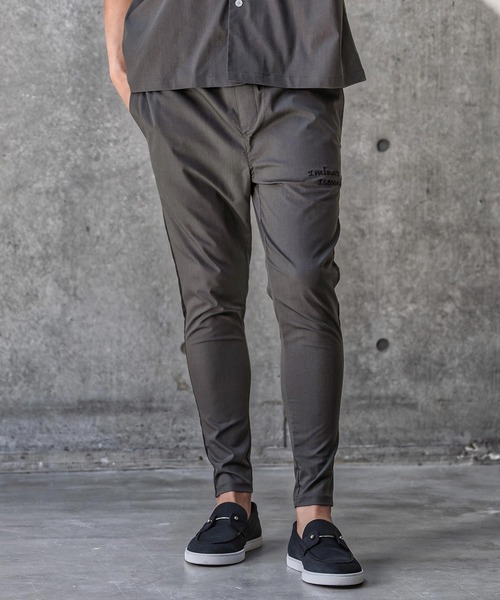 1minute 1second（ワンミニットワンセカンド）の「mp14694-twill stretch line pants スキニーパンツ(1M26N140)（その他パンツ・メンズ・チャコール/ブラック/グレイッシュベージュ・XL/L/M/S）」の10枚目の写真