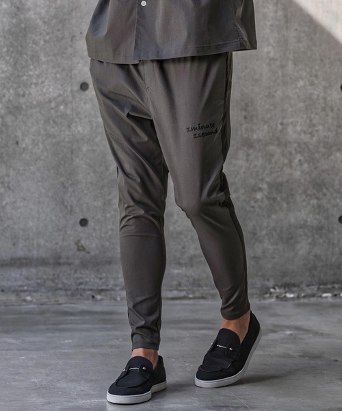 1minute 1second（ワンミニットワンセカンド）の「mp14694-twill stretch line pants スキニーパンツ(1M26N140)（その他パンツ・メンズ・チャコール/ブラック/グレイッシュベージュ・XL/L/M/S）」の11枚目の写真