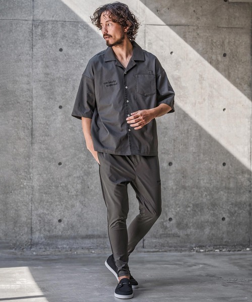 1minute 1second（ワンミニットワンセカンド）の「mp14694-twill stretch line pants スキニーパンツ(1M26N140)（その他パンツ・メンズ・チャコール/ブラック/グレイッシュベージュ・XL/L/M/S）」の13枚目の写真