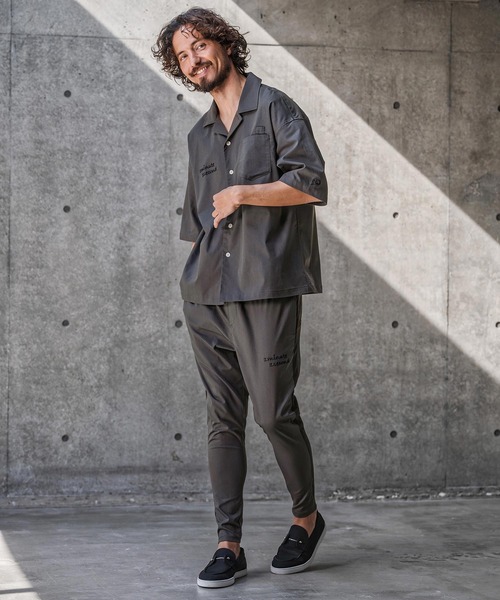 1minute 1second（ワンミニットワンセカンド）の「mp14694-twill stretch line pants スキニーパンツ(1M26N140)（その他パンツ・メンズ・チャコール/ブラック/グレイッシュベージュ・XL/L/M/S）」の14枚目の写真
