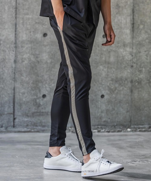 1minute 1second（ワンミニットワンセカンド）の「mp14694-twill stretch line pants スキニーパンツ(1M26N140)（その他パンツ・メンズ・チャコール/ブラック/グレイッシュベージュ・XL/L/M/S）」の18枚目の写真