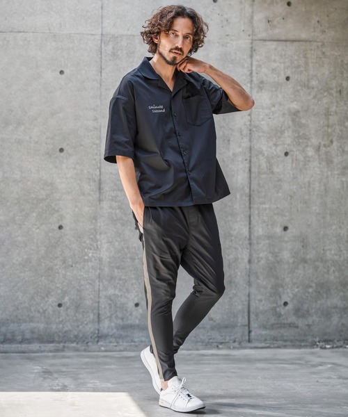 1minute 1second（ワンミニットワンセカンド）の「mp14694-twill stretch line pants スキニーパンツ(1M26N140)（その他パンツ・メンズ・チャコール/ブラック/グレイッシュベージュ・XL/L/M/S）」の22枚目の写真