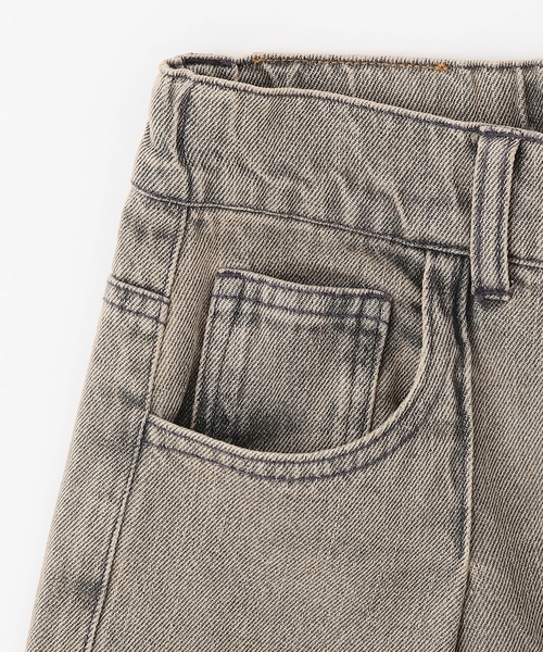 LOVETOXIC（ラブトキシック）の「【LTXC】【セット可】タックワイドデニムパンツ（デニムパンツ・キッズ・グレー/サックスブルー/ブラウン・M:150cm/130cm/L:160cm/S:140cm）」の13枚目の写真