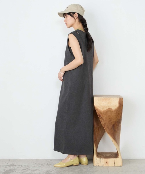 forksy.(フォルクシー)の「【forksy.】アメスリ レイヤード ワンピース&タンクトップセット / UVカット・汗ジミ防止(ワンピース・レディース・ブラック/チャコールグレー/ブラウン・FREE)」の22枚目の写真