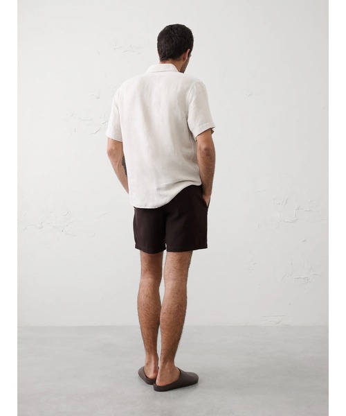 BANANA REPUBLIC FACTORY STORE(バナナリパブリック ファクトリーストア)の「BANANA REPUBLIC FACTORY STORE 7インチ リネンブレンド ショートパンツ(その他パンツ・メンズ・ベージュ系その他/ホワイト/ベージュ/ネイビー/ブラウン/グレー・28/29/30/31/32/33/34)」の19枚目の写真