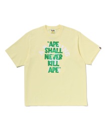 A BATHING APE（アベイシングエイプ）の「APE SHALL NEVER KILL APE COLLEGE  RELAXED FIT TEE（Tシャツ/カットソー）」