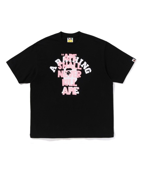 APE SHALL NEVER KILL APE COLLEGE RELAXED FIT TEE（Tシャツ