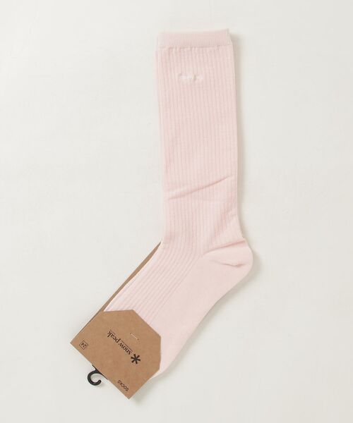 Snow Peak(スノーピーク)の「Snow Peak / Women's Rose Crew Socks レディース ローズ クルーソックス 海外限定(ソックス/靴下・レディース・ライトピンク/ブラック/オフホワイト・24)」の7枚目の写真