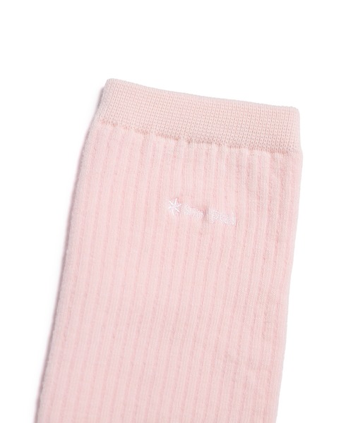 Snow Peak(スノーピーク)の「Snow Peak / Women's Rose Crew Socks レディース ローズ クルーソックス 海外限定(ソックス/靴下・レディース・ライトピンク/ブラック/オフホワイト・24)」の5枚目の写真
