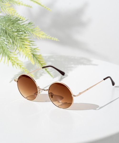 Rocky Monroe（ロッキーモンロー）の「メタルフレーム ラウンドカラーレンズサングラス/伊達メガネ（サングラス・メンズ・F/E/D/C/K/J/H/A/I/G/B・FREE）」の2枚目の写真