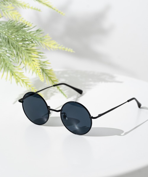 Rocky Monroe（ロッキーモンロー）の「メタルフレーム ラウンドカラーレンズサングラス/伊達メガネ（サングラス・メンズ・F/E/D/C/K/J/H/A/I/G/B・FREE）」の4枚目の写真