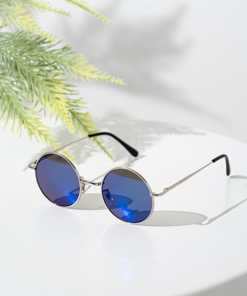 Rocky Monroe（ロッキーモンロー）の「メタルフレーム ラウンドカラーレンズサングラス/伊達メガネ（サングラス・メンズ・F/E/D/C/K/J/H/A/I/G/B・FREE）」の9枚目の写真