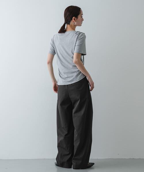 SENSE OF PLACE by URBAN RESEARCH（センスオブプレイスバイアーバンリサーチ）の「コクーンパンツ（その他パンツ・レディース・ベージュ/アイボリー/チャコールグレー・SMALL/MEDIUM）」の6枚目の写真